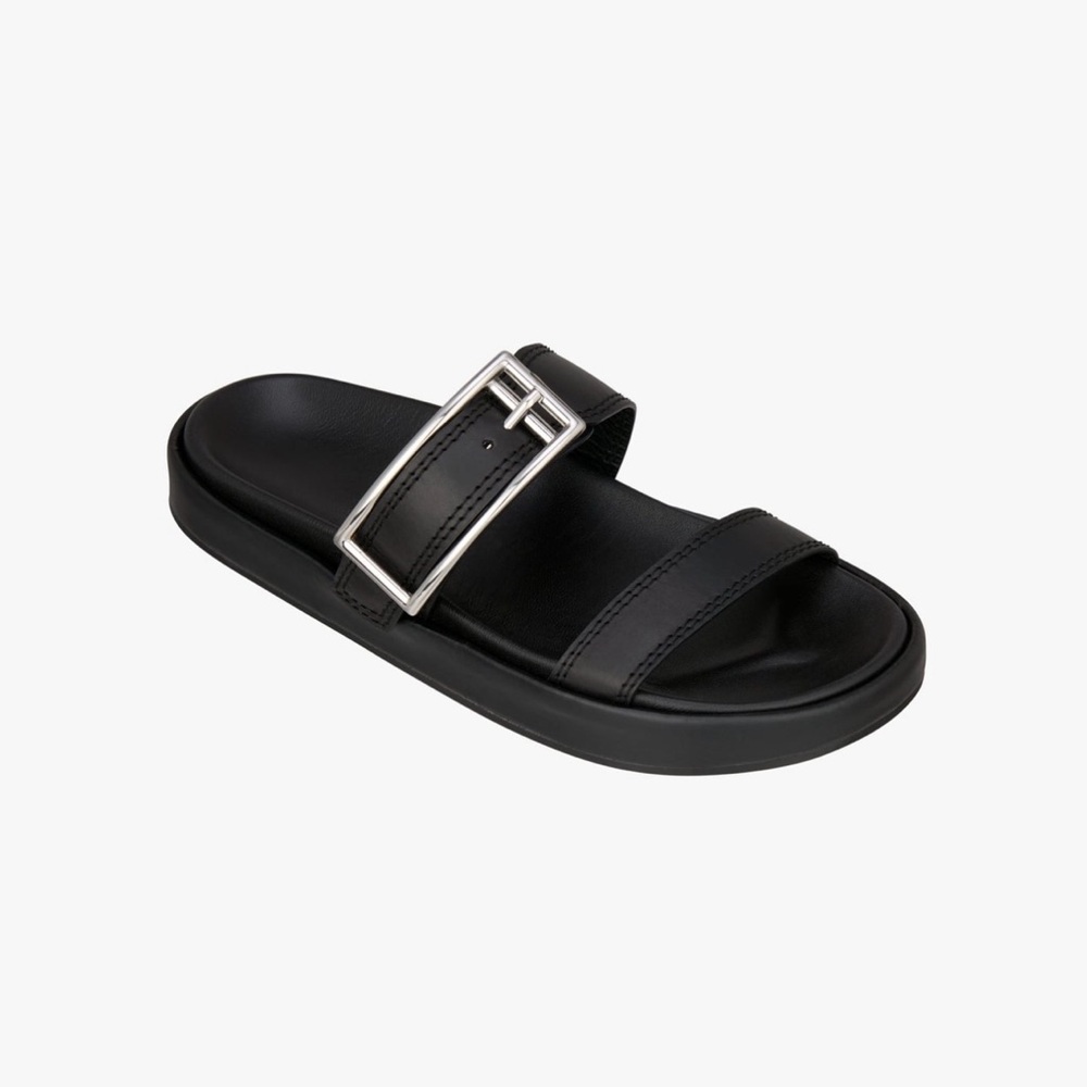 Zara Flat leather sandals